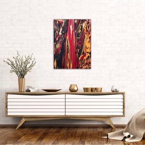 Pillar of truth, medium, bold wall art, original abstract, modern, art painting
